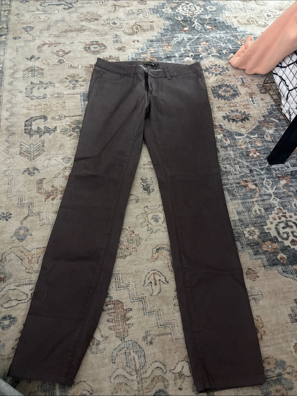 Prana Women's Dark Brown Straight-Leg Jeans